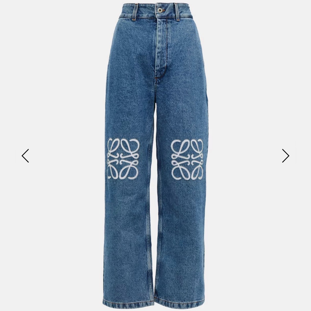 LOEWE Anagram High Rise Jeans